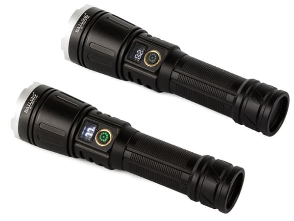 Taktinen LED-taskulamppu CREE XHP160 zoom IPX5 akulla USB-C