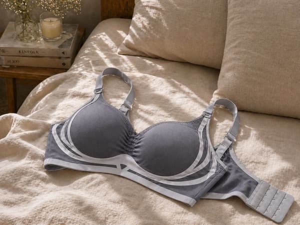 Push-up urheiluliivit pehmusteilla, grå, 2XL, nylon/spandex