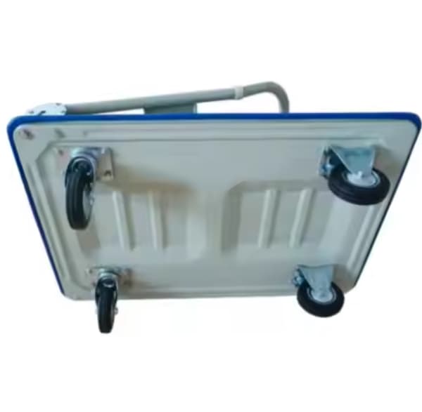 Sammenklappelig platformsvogn 300 kg 90x60 cm med gummihjul