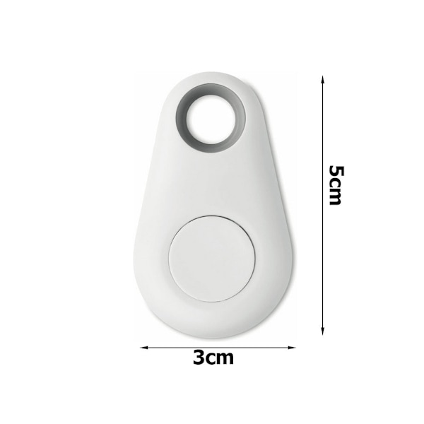Bluetooth nyckelfinnare/nyckelring 25 m för iOS/Android, batteri ingår