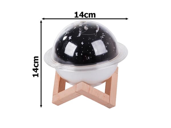 Ilmankostutin ja aromadiffuuseri 250 ml, ultraääni, RGB-valaistus, USB