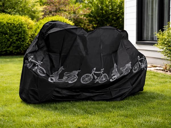 Cykelöverdrag plast svart 200x105 cm vattenavvisande UV-skydd
