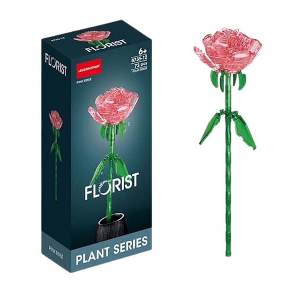 Blomster-byggeklodser sæt 60–150 dele, tilfældigt design