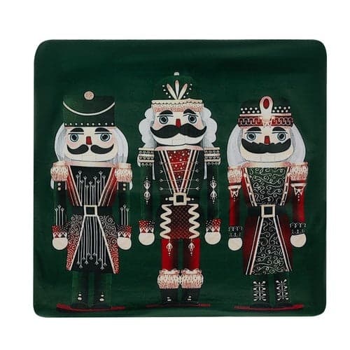 Pehmoinen tyynynpäällinen joulumotiivi nutcracker 40x40 cm polyesteri