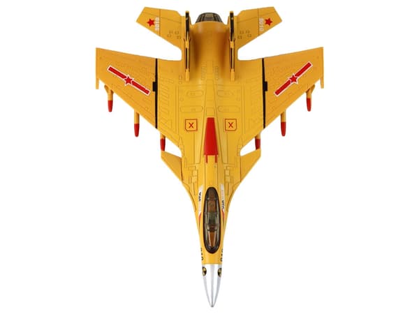 Flygplansleksak 22 cm med friktionsdrift, ljud & ljus, 1-pack