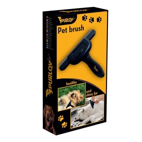 Underuldskam til hund og kat 82 tænder 0,8 mm sort