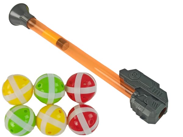 Velcro dartskive 36 cm sæt med bolde, pile og launcher