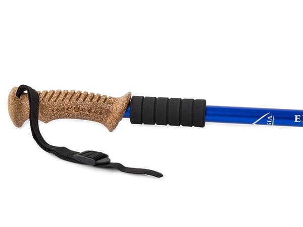 Nordic walking-stave teleskop 64–135 cm aluminium blå 1 par