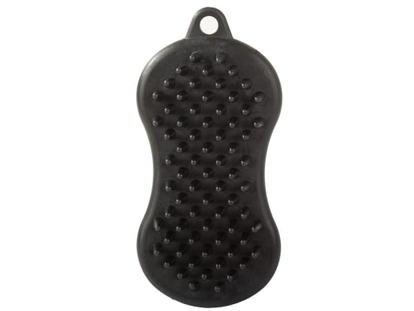 Vasksvamp i silikone med massagefunktion 13,5x6,5 cm blandede farver