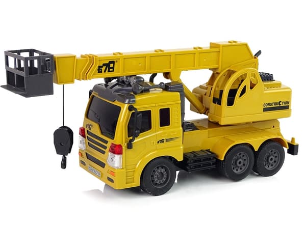 Fjernstyret kranlastbil 1:20 2,4 GHz med lys og lyd 44 cm