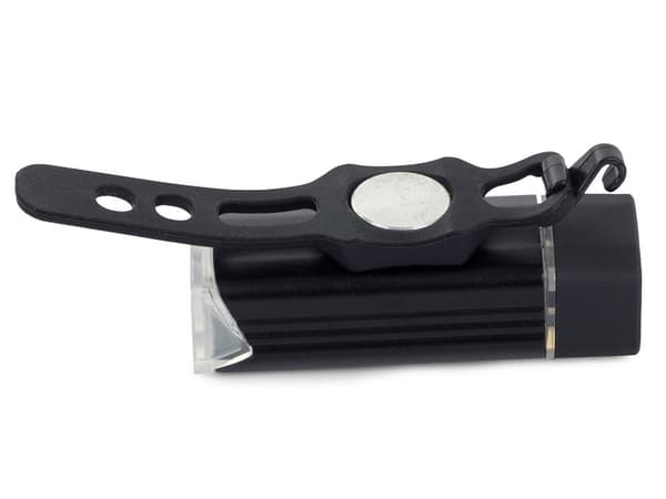 Forlygte til cykel LED 180 lm USB-opladning sort 8 cm med beslag