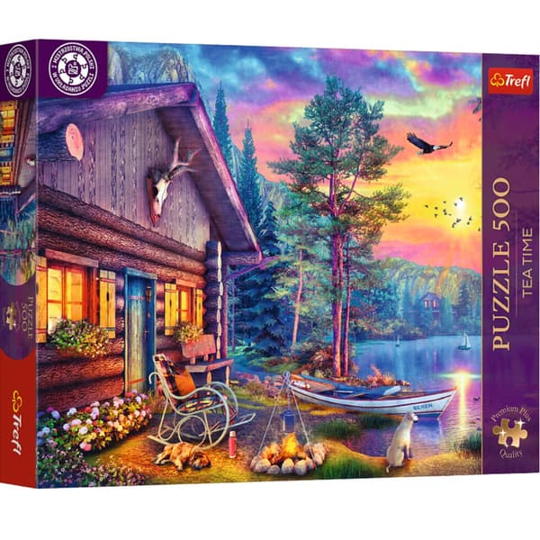 Pussel 500 bitar Premium Plus landskapsmotiv med affisch