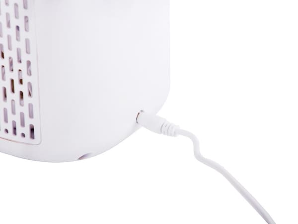 Bladfri ventilator med luftfugter USB 100 ml 6 hastigheder 30 cm