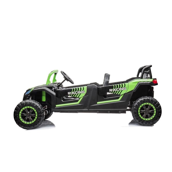 Batteribil 4x4 24V grøn terrænbuggy A033