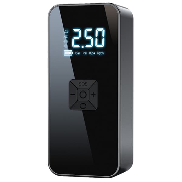 Portabel luftkompressor 12V till bil 150 PSI digital display LED 3m
