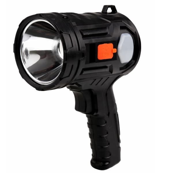 LED handhållen strålkastare 6 lägen USB/solpanel IPX4 1800 mAh