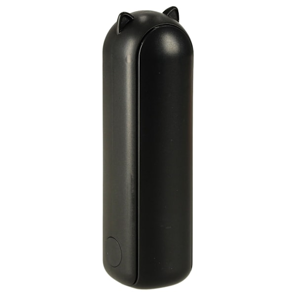 Mini USB-ventilator 2-i-1 hånd/bord 1200mAh USB-C sort Black
