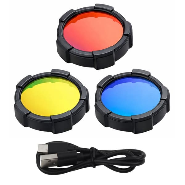 LED handhållen strålkastare 6 lägen USB/solpanel IPX4 1800 mAh