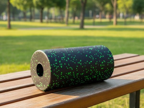 Massage-roller EPP-skum fast glat 30x15 cm blandede färger