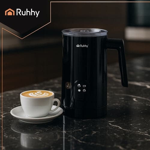 Mælkeskummer 400W 160/350 ml 65/75°C sort med roterende base
