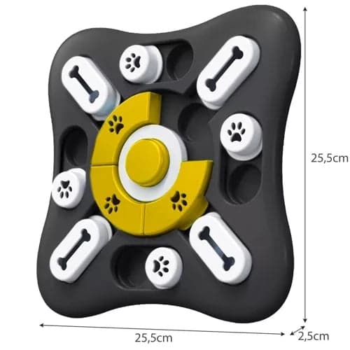 Interaktiv pusselleksak för hund, slow feeder 25,5 cm, diskmaskinssäker