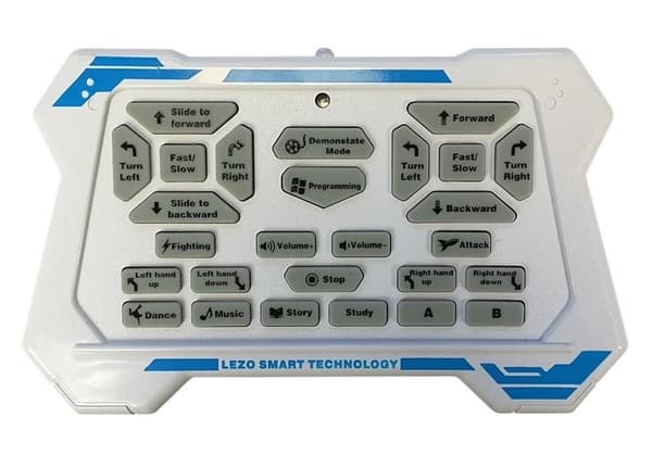 Fjernstyret robotlegetøj med lyd/LED og USB-opladning, 5 kugler