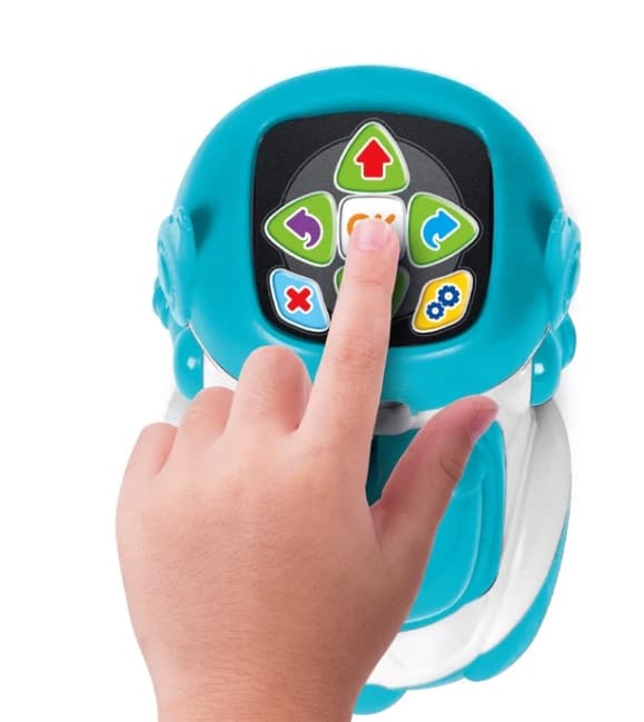 Programmeringsrobot til børn 4–6 år DOC med spilleplade og kort