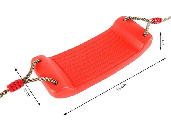 Havegynge til børn plast rød 44x17 cm maks 100 kg