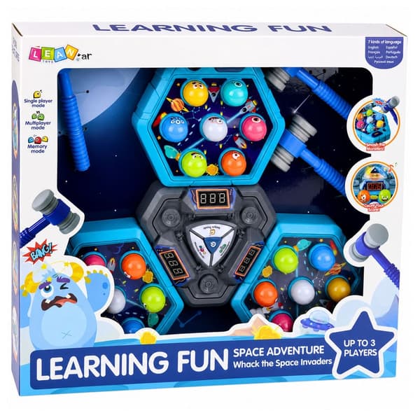 Whack-A-Mole elektronisk arkadespil 1-3 spillere med 3 hamre