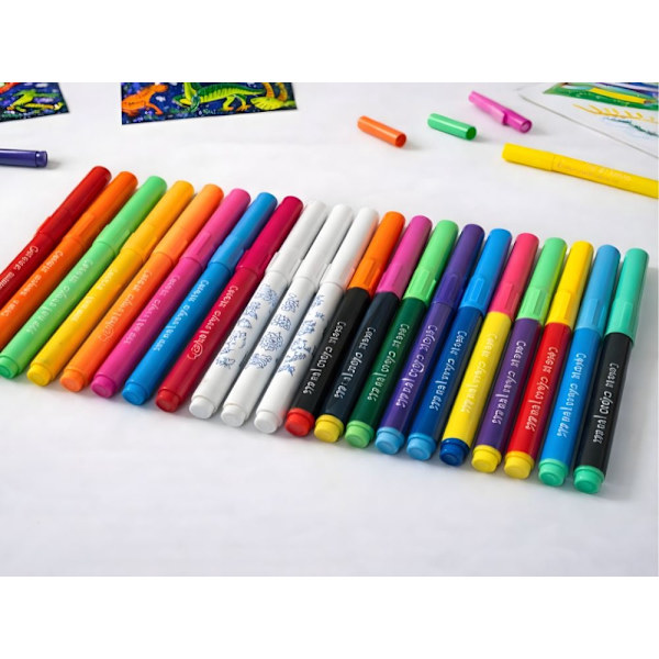Färgskiftande tuschpennor 25-pack, vattenbaserade magic markers
