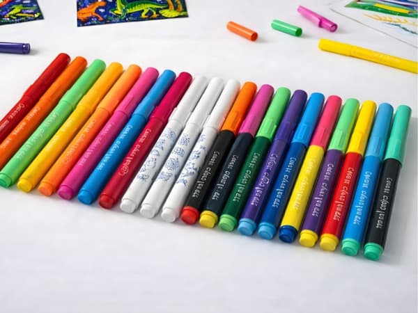 Farveskiftende tuschpenne 25-pack, vandbaserede magic markers