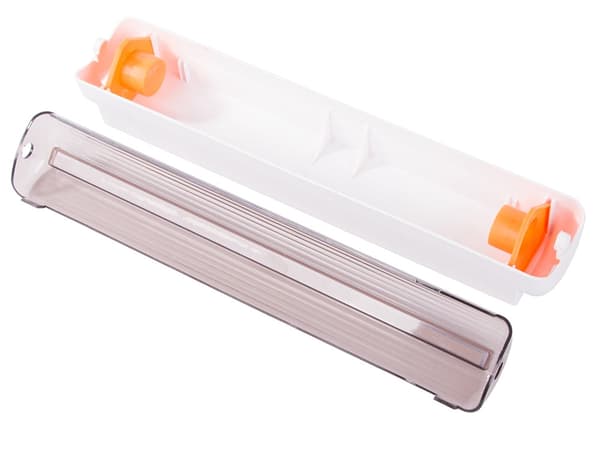 Foliodispensori leikkurilla magneetilla 36 cm ruostumatonta terästä oranssi