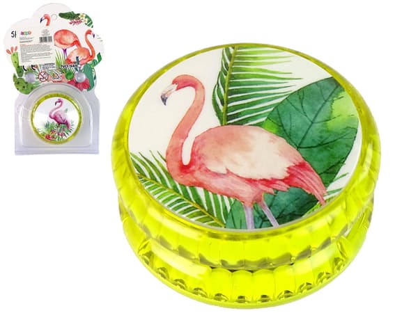 Jojo leksak med flamingomotiv