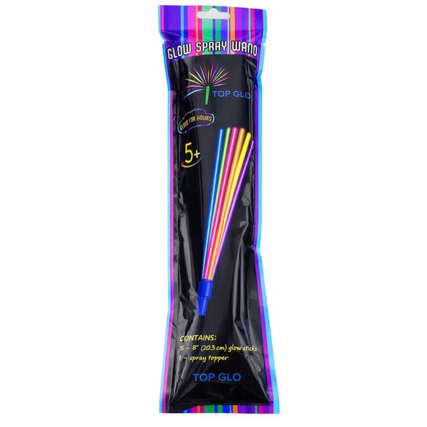 Glow stick stav med handtag 29 cm inkl. 6 glow sticks