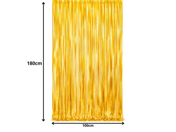 Koristeverho folio 100x180 cm kulta itsekiinnittyvä 1 kpl