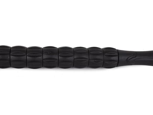 Massage roller med 9 rullar för rygg/ben plast svart 42 cm