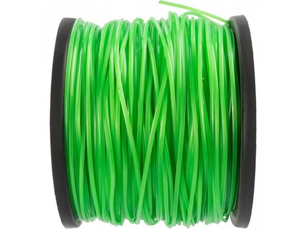 Trimmerline 2,4 mm firkantet forstærket nylon 100 m til ryddesav