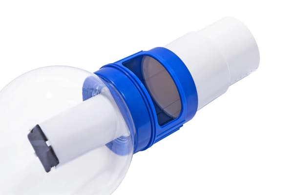 Flytande klor/bromdispenser solcell med LED för 7,6 cm tabletter
