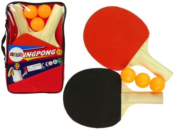 Bordtennisset 2 racketar + 3 bollar i förpackning, från 6 år