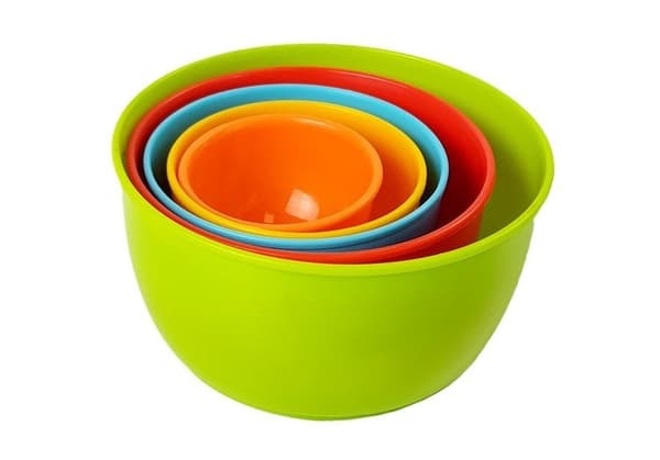 Pinottavat mukit pyramidi lapsille 12+ mån, värikkäät 8-pack