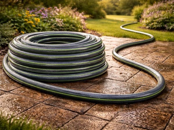 Trädgårdsslang 1/2 tum 20 m 3-lagers PVC/gummi UV-resistent