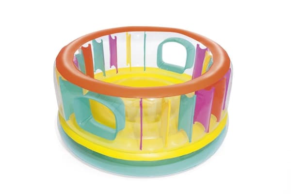 Oppustelig trampolin til børn 3-6 år 180x86 cm maks 85 kg