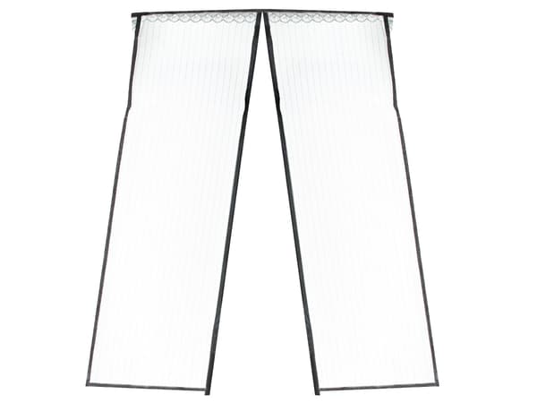 Magnetisk myggenet til dør 100x210 cm sort mesh