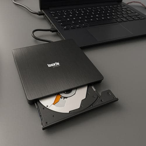 Ulkoinen DVD/CD-polttava asema USB 3.0 24x/8x Windows/macOS/Linux