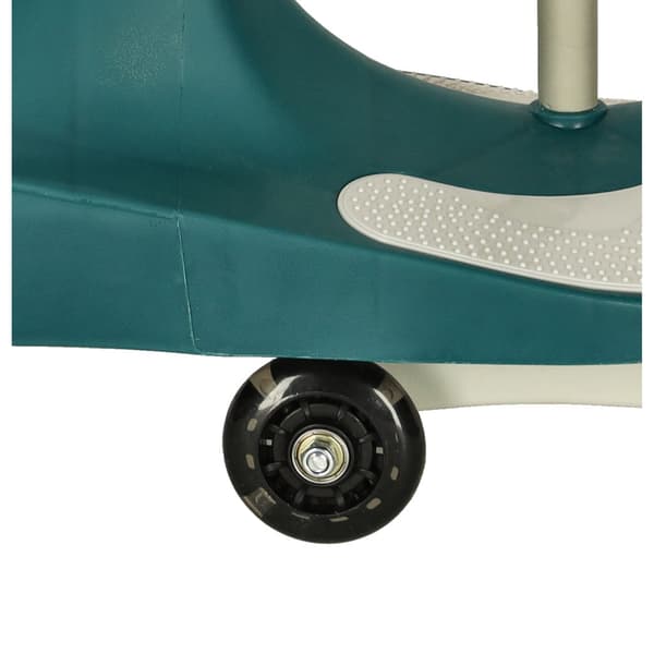 Gravity ride-on -auto LED-pyörillä ja kumipyörillä, max 80 kg