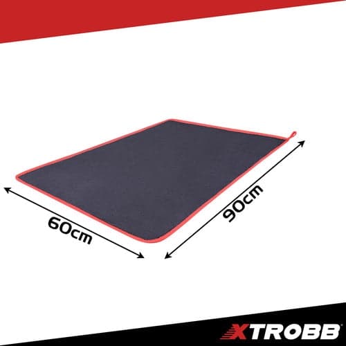 Bilavtorkningsduk microfiber 90x60 cm 600 GSM dubbelsidig spiralborst