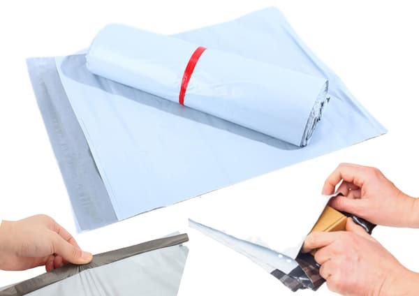 Forsendelsespose poly mailer 200 x 350 mm selvklæbende 100-pak neutral