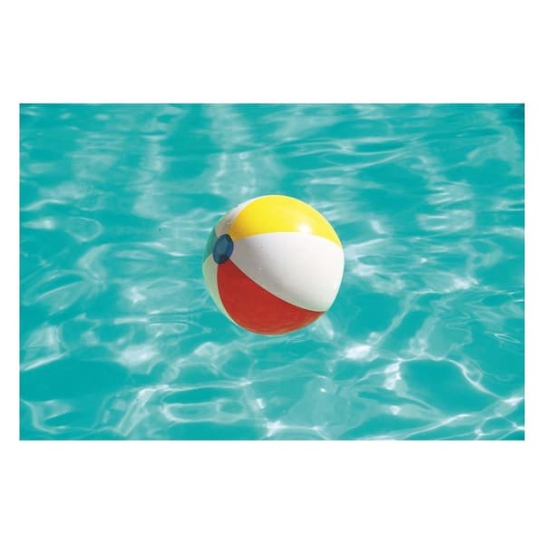 Oppustelig strandbold 51 cm i PVC til børn 2+ år
