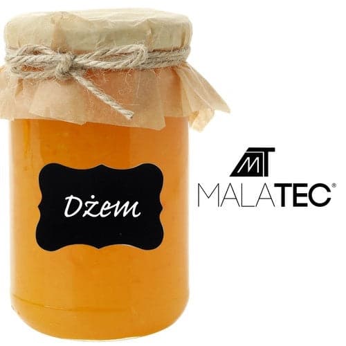 Itseliimautuvat PVC-etiketit 5x3,5 cm mustat 24-pack