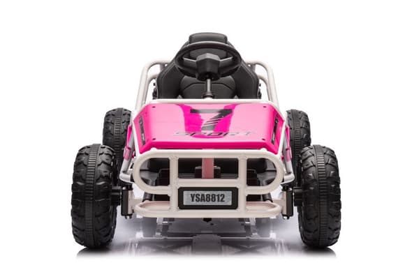 Elbil til børn, buggy, 24V, rosa, Battery Car Buggy A8812